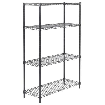 China FREE SAMPLE Sustainable Storage Shelves For Kitchen Home Adjustable Height Storage Shelves Pantry Shelving Metal Shelf Utility Grid for sale