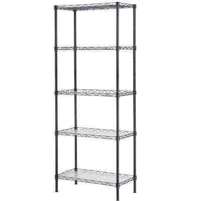 China Hot Selling Organizer Shelf Rack Wire Storage Shelf Free Sample Storage Viable Adjustable Shelving Organizer for sale