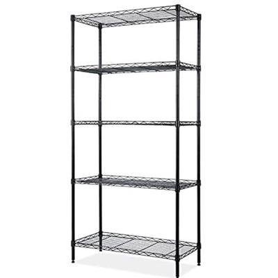 China FREE SAMPLE Sustainable Metal Storage Shelves Kitchen Shelf Unit For Laundry Bathroom Cabinet Shelving Unit Storage Rack for sale