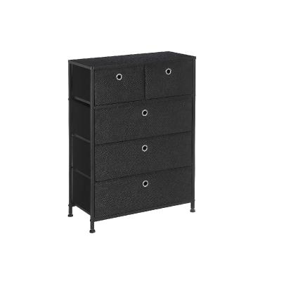 China (Size) FREE SAMPLE Storage Chest 5 Inches Black Adjustable Nursery 23.6 x 11.8 x 32.9 x 32.9 Dresser Fabric Closet Dorm Apartment Dorm for sale