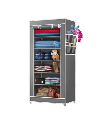 China FREE SAMPLE Adjustable (Size) 6 Layer Folding Fabric Closet Organizer For Clothes for sale