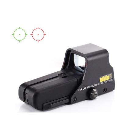 China Dot Sight Holographic Optical Sight Red Green Aluminum Alloy Dot Reticle Illumination Adjust Weapon Riflescope Airsoft Gun for sale