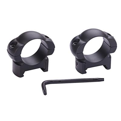 China Matte Black Weaver Rail Scope Steel Rings Low Profile Picatinny 25.4mm/1 inch Goyea Steel Rifle Tactical Pairs Steel Frame for sale