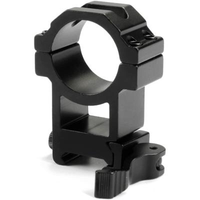 China Aluminum Alloy High Profile QD 30mm Flashlight Scope Mount Rings Tactical Picatinny Rail Mount for sale