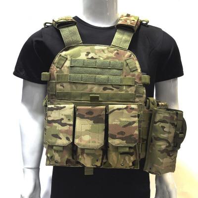 China Multi-Function Military Tactical Officer Outdoor Adjustable Seal Oxford Cloth Vest Waistcoat Encrypted Outdoor Hunting for sale