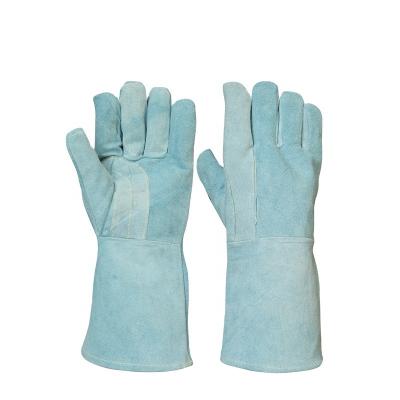 China Daliy Work/Life Protection/Heavy Labor CDSAFETY Hot Sale Welding Cheap Welding Long Work Protection Cow Split Leather Working Gloves for sale