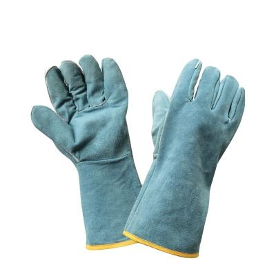 China CDSAFETY Labor Safety Anti-Slip Hand Protective Construction Work Leather Gloves for sale