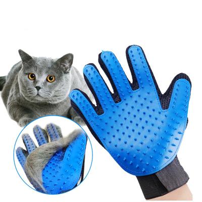 China Custom Stocked Silicone Hair Remover Guantes de mascotas Dog Pet-gloveGrooming Pet Grooming Gloves for sale