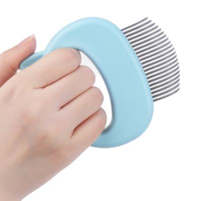 China Amazon Sustainable Hot Wholesale Hot Custom Comfy Soft Cat Comb Pet Massage Brush for sale