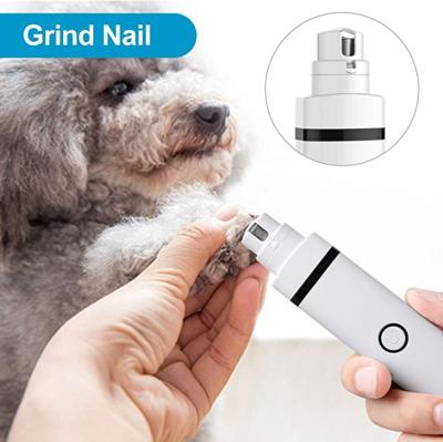 China Viable Grooming Tools 3 In 1 Automatic Rechargeable Electric Dog Cat Nail Grinder For Pet Usb Dog Nail Clipper Trimmer for sale