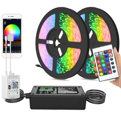 China SD Stores new ws2812b smart card rgb wifi led pixel music app controller usb rgb tv strip light led controller strip kit for sale