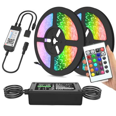 China Stores waterproof wifi controller 2-in-1 RGB 120leds/m music led strip faucet usb pir led strip light with switch sensor strip light for sale