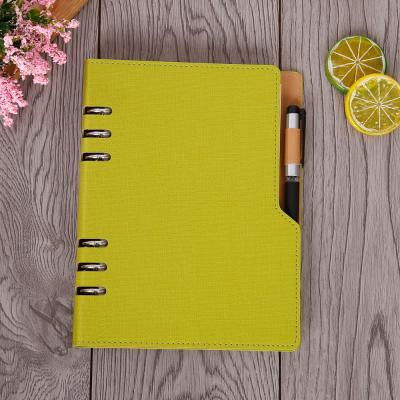 China Custom a5 hardcover book PU leather notebook hardcover office and school stationery for sale for sale