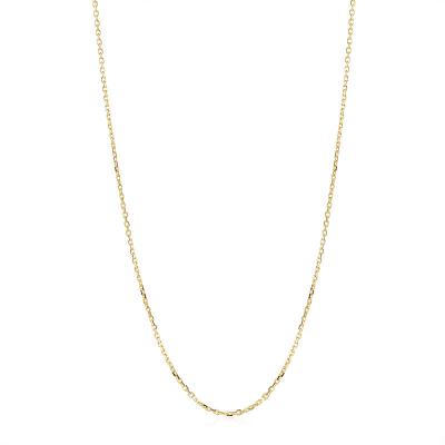 China Vintage Chain Necklace 18k Gold Necklace Ladies Short Clavicle Gold Necklace Spot for sale