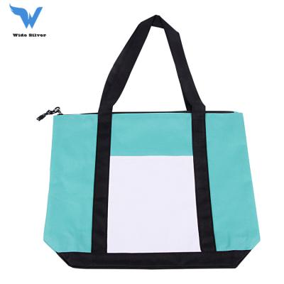 China Convenient Portable Sublimation Tote Diaper Bags Mummy Bag Design for sale