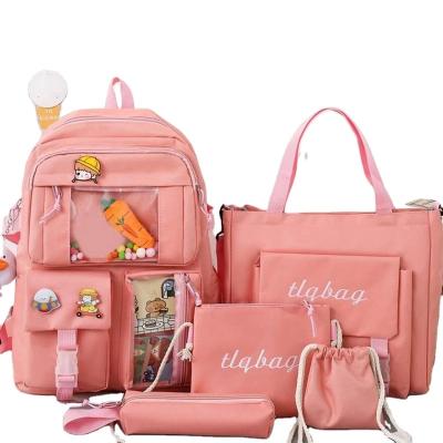 China No Letter 5pcs Buckle Decor Bag Graphic Set for sale