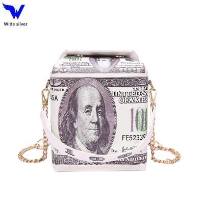 China New Trend Waterproof Chic Money Purse Mini Purses For Women Purse 2022 Dollars Print Women Wholesale Mini Purses for sale