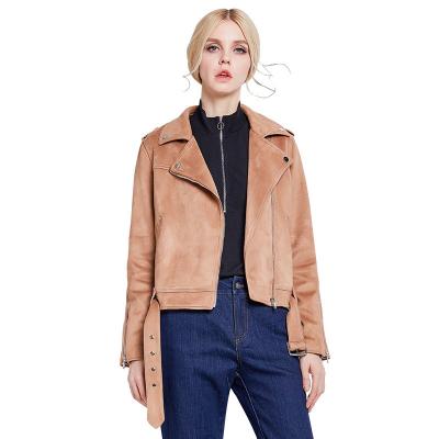 China Women's Short Coats 100%Polyester Winter Coat Women Breathable Jean Jacket With Fur Trim For Fashionable Woman for sale