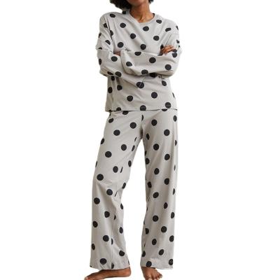 China QUICK DRY 100% Polyester Women Uses Sleep Wear Pajamas Sets Custom Womens Loungewear Full Body Night Suits Sleepwear for sale