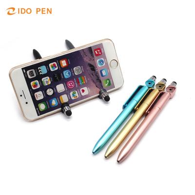 China Hot Selling Promotional Pen Stylus Pen With Phone Holder Ballpoint Pen With Customized Logo Ballpoint Pen for sale