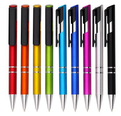 China New Arrival Promotional Pen Promotion 2 In 1 Multiuse Ballpoint Pen With Logo Promotional Ballpoint Pen With Phone Holder Stand Pen for sale