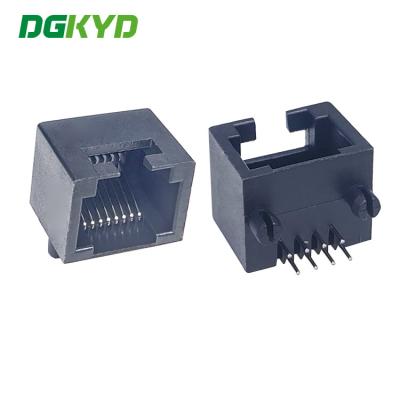 China Conector negro portuario de la red DGKYD53241188IWA1DY1006 solo RJ45 todo el plástico en venta