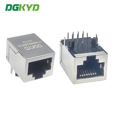 중국 EMI 손가락과 DGKYD111B086GWA1D 100 토대 Ethernet 케이블 RJ45 모듈러 잭 판매용