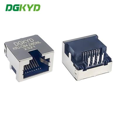 China HFJ11-1G02ERL Einzel-Hafen-Zurückhaltung RJ45 modularer Jack, Wanne 4.2mm zu verkaufen