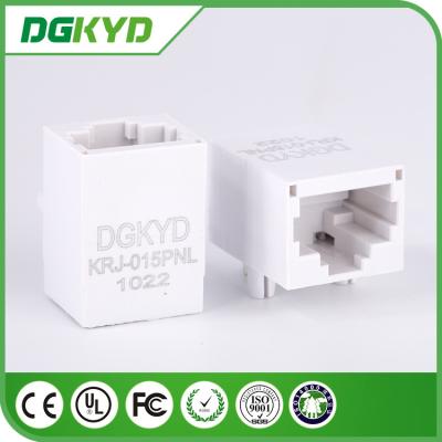 Cina singolo connettore unshielded BASSO di Ethernet RJ45 del porto 10/100 con il trasformatore, grigio in vendita