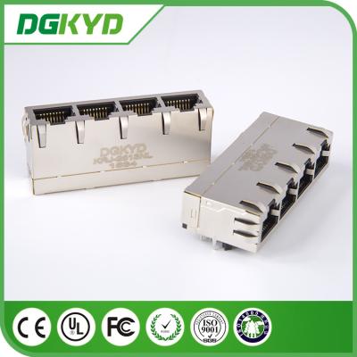 China Conectores múltiples del puerto del gigabit RJ45 con el transformador, filtro del RJ45 ADSL en venta