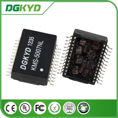 China Hochspannungssicherheit 24 PIN Power Ethernet Transformer SMD für 1000BASE zu verkaufen