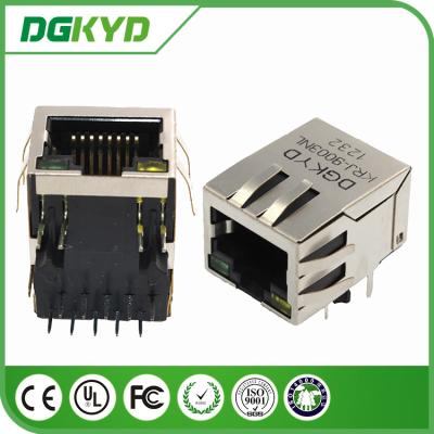 Cina Tab Down Shielded Connector Magnetic RJ45 Jack 10/100M  Transformer/filtro in vendita