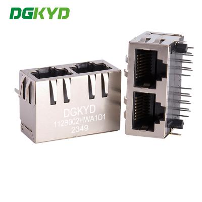 中国 UTP RJ45 ネットワークフィルター インターフェイス 2 共同インターフェイス 通信統合 DGKYD112B002HWA1D1 販売のため