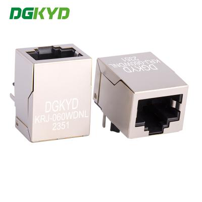 China KRJ-060WDNL RJ45 Conector de Interface de Rede Elétrica Com Filtro Socket Interface de Comunicação de Rede à venda