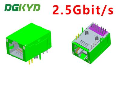 Cina 2.5Gbit/connettore Ethernet di s RJ45, grado industriale Rj45 modulare Jack di rendimento elevato in vendita