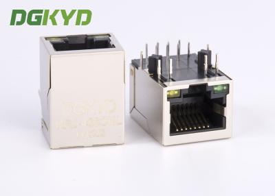 Κίνα Κάθετος προστατευμένος συνδετήρας PCB RJ45 με εσωτερικό Magnetics 100Mbit προς πώληση