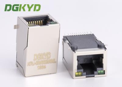 中国 10/100基礎8P8C SMT RJ45 PCBのコネクターの統合された磁気学保護される 販売のため