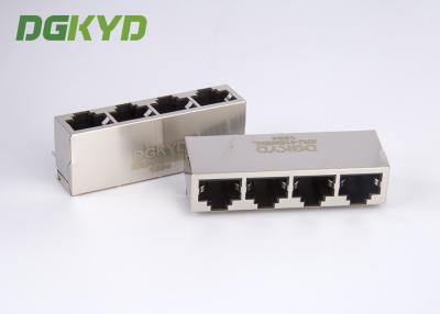 中国 1 x 4コミュニケーションのための多数の港cat5 RJ45 PCBのソケットのコネクターの女性 販売のため