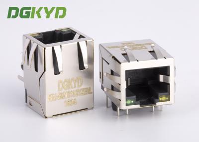 中国 KRJ-5921S11GYZENL PCB Mount Single Port Rj45 Network Connector 8P8Cのモジュラー ジャックRJ45 Without Transformer 販売のため