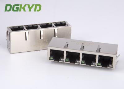 Chine 1 x 4 connecteurs multiples de port du port RJ45 ont intégré la base-tx du magnetics 100 à vendre