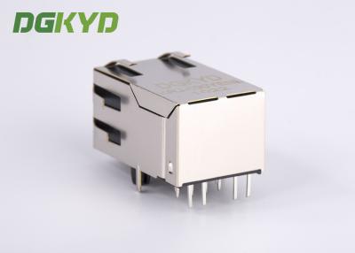 China OEM integrado montagem do soquete dos ethernet do Magnetics RJ45 Jack Module Tab Up Cat 5 do PWB de DGKYD311B029DB1A4DN à venda