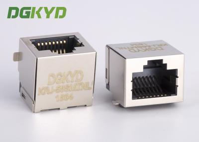 China Kundengebundener einzelner Port-PWB-Berg SMD/SMT flaches Rj45 modularer Jack zu verkaufen