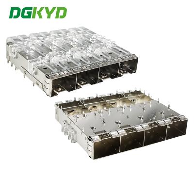 中国 SFP+1X4ケージと光管 SFPコネクタファイバーケージ DGKYD14SFP10711114W035057 販売のため