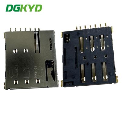 China NANO-SIM Card Holder NANO PUSH 1.37H With CD Telephone Booth DGKYDSIM137H61A6A2Y3WSZ286 for sale