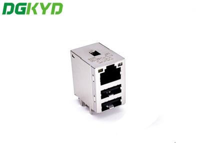 Cina DGKYD711Q170AE5W2D057 connettore di rete USB 2.0 RJ45 integrato in vendita