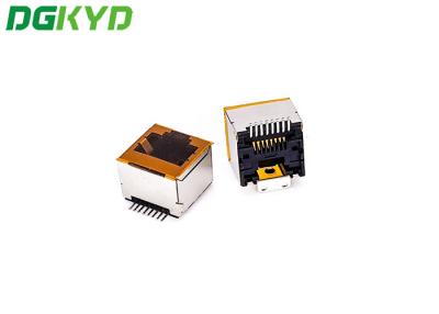 China DGKYD52241188GWW5SB4134 SMT Puerto único RJ45 Conector 180 grados sin LED en venta