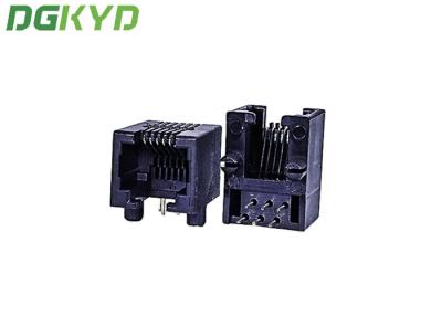 China DGKYD53211166IWA1DY1017 PBT rj45 conector modular, RJ45 conector de puerto único sin led en venta