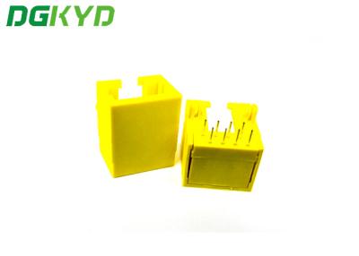 China DGKYD56221118IWB1DY1027 Rectángulo de puerto único RJ45 enchufe 15.2 * 17.8 * 11.7mm RJ45 sin transformador en venta