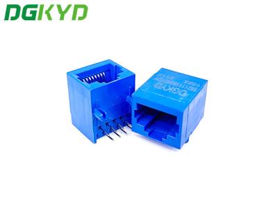 China 5621 enige Havenrj45 Contactdoos zonder Transformator, de Blauwe Schakelaar RJ45 van PBT RJ45 zonder Transformator Te koop