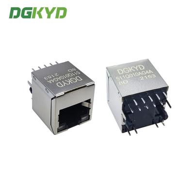 China Enige Haven 180 Filter van Gigabit Ethernet van de Graad10p8c RJ45 de Modulaire Schakelaar Te koop